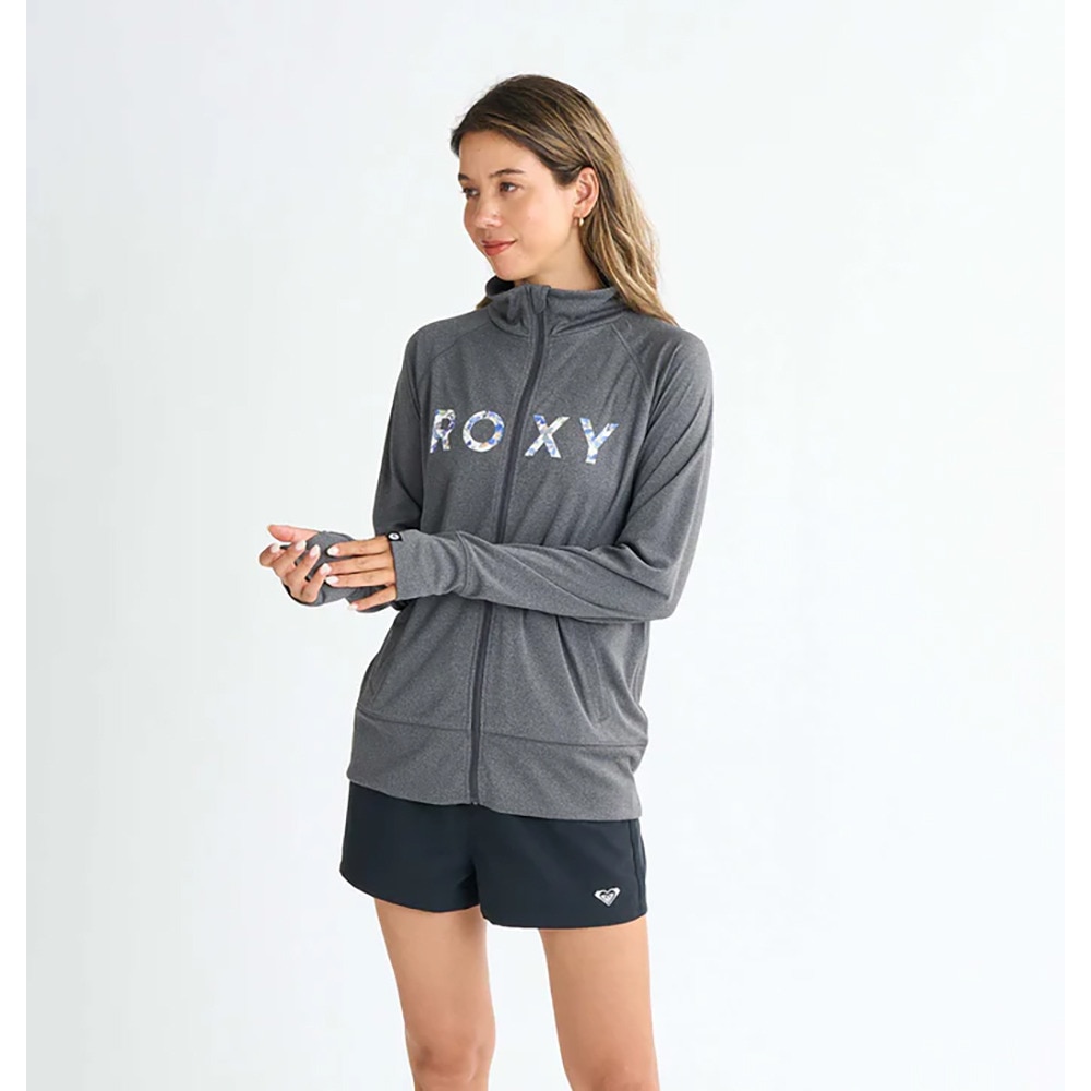 ロキシー（ROXY）（レディース）ラッシュガード 長袖 ARTSY FLORAL LOGO STAND ラッシュガード 25SPRLY251042CHA
