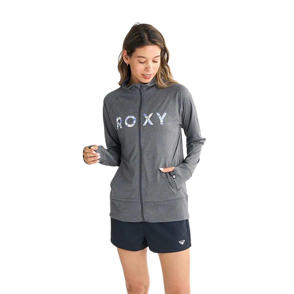 ロキシー（ROXY）（レディース）ラッシュガード 長袖 ARTSY FLORAL LOGO STAND ラッシュガード 25SPRLY251042CHA