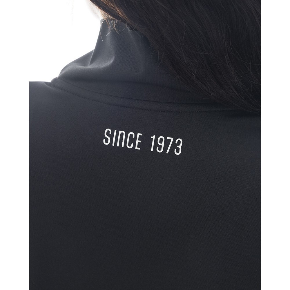ビラボン（BILLABONG）（レディース）ラッシュガード 長袖 ZIP UP STAND LOOSE BF013853 BLK