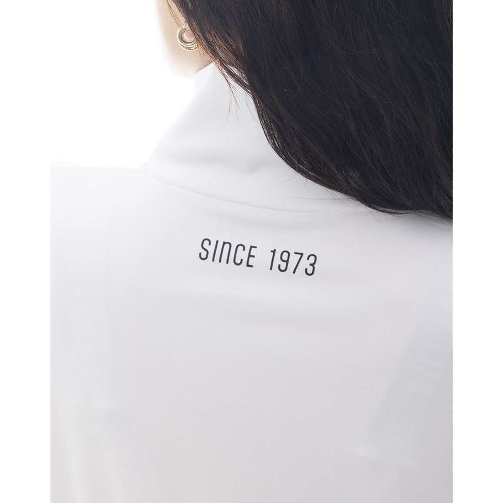 ビラボン（BILLABONG）（レディース）ラッシュガード 長袖 ZIP UP STAND LOOSE BF013853 WHT