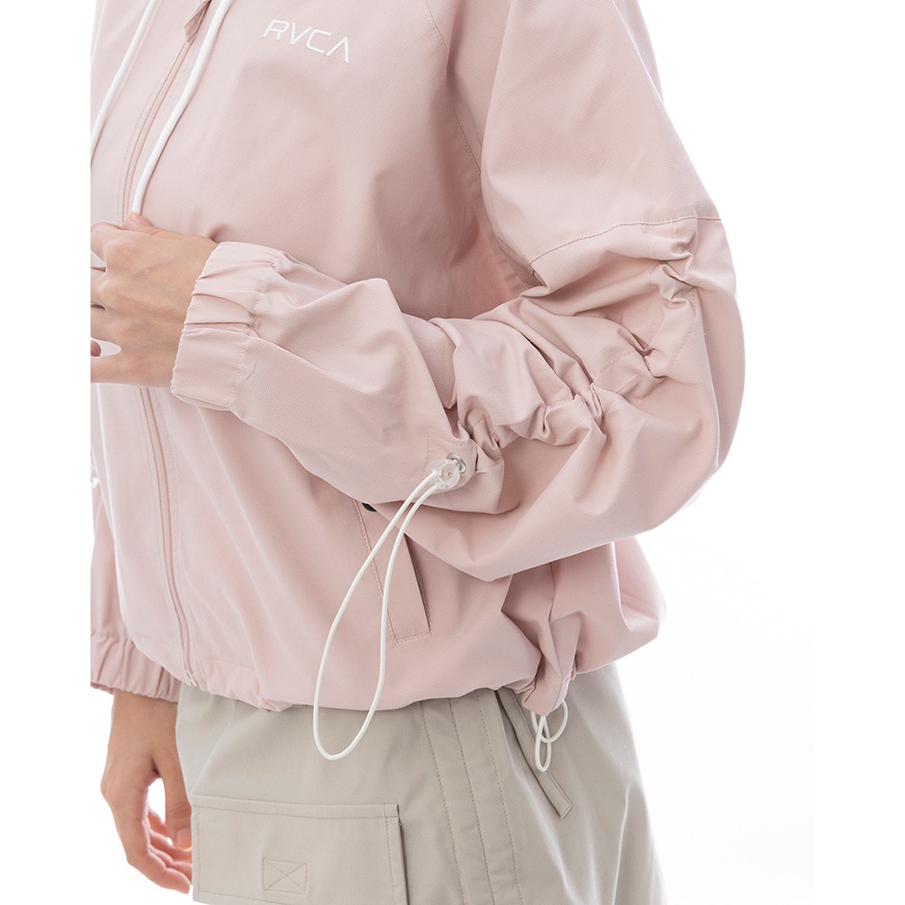 ルーカ（RVCA）（レディース）ラッシュガード 長袖 UTILITY LIGHT JACKET フード付きジップアップジャケット BF043852 MEK0