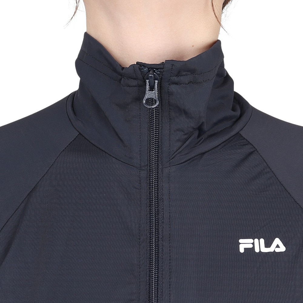 フィラ（FILA）（レディース）ラッシュガード 長袖 SNC UVジャケット 325671-BK