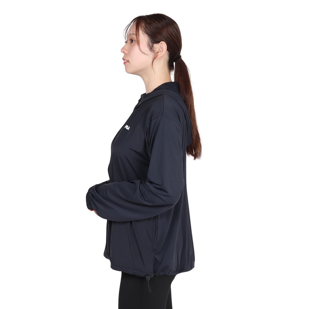 フィラ（FILA）（レディース）ラッシュガード 長袖 SNC UVパーカー 325672-BK