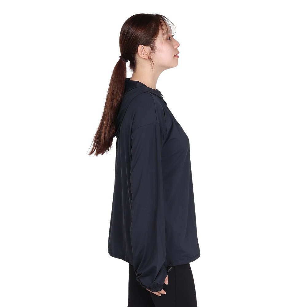 フィラ（FILA）（レディース）ラッシュガード 長袖 SNC UVパーカー 325672-BK