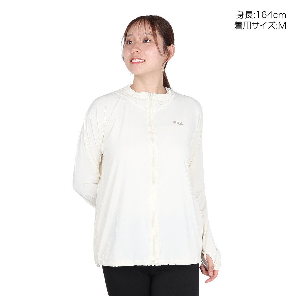 フィラ（FILA）（レディース）ラッシュガード 長袖 SNC UVパーカー 325672-LYL
