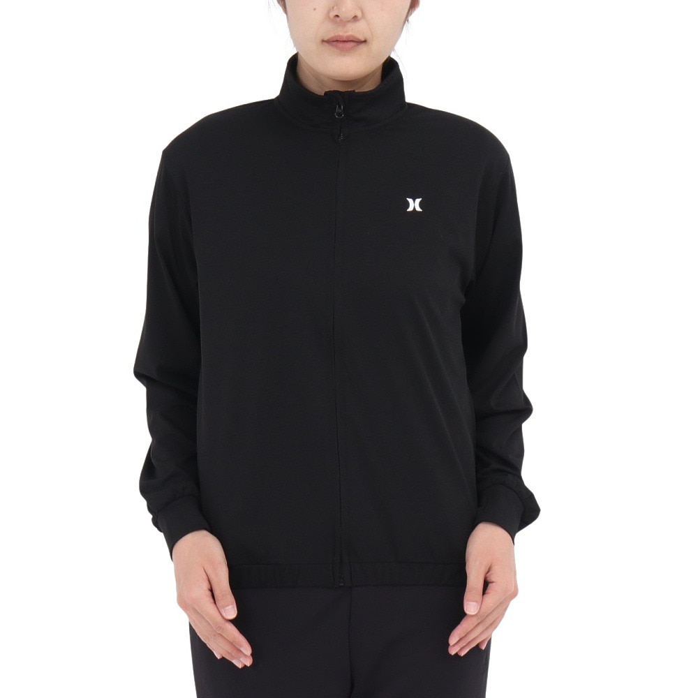 ハーレー（HURLEY）（レディース）ラッシュガード 長袖 ファントム アイコン ジャケット WSRG251001-BLK
