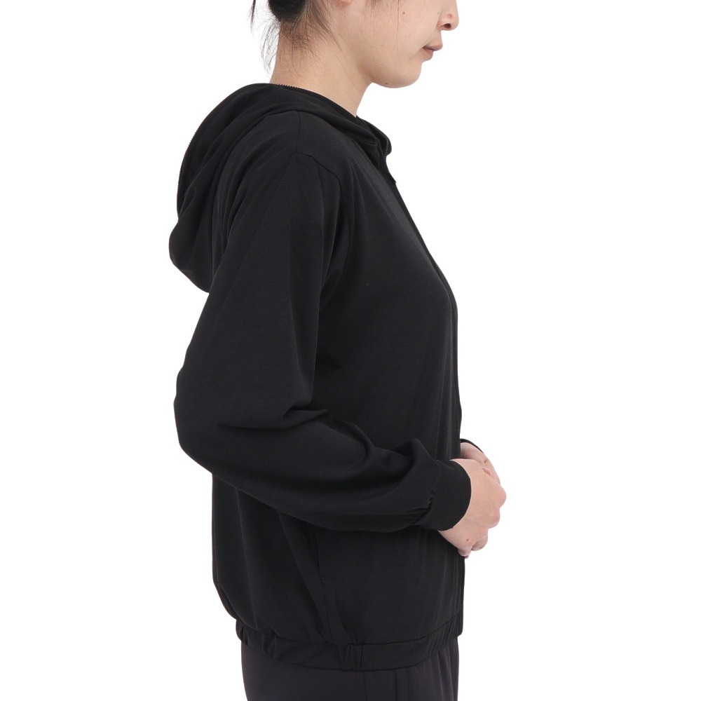 ハーレー（HURLEY）（レディース）ラッシュガード 長袖 ファントム アイコン フルジップ ジャケット WSRG251002-BLK