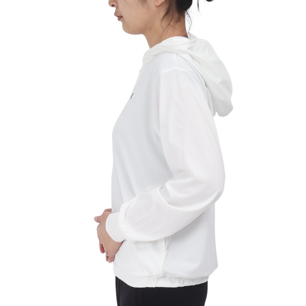ハーレー（HURLEY）（レディース）ラッシュガード 長袖 ファントム アイコン フルジップ ジャケット WSRG251002-WHT