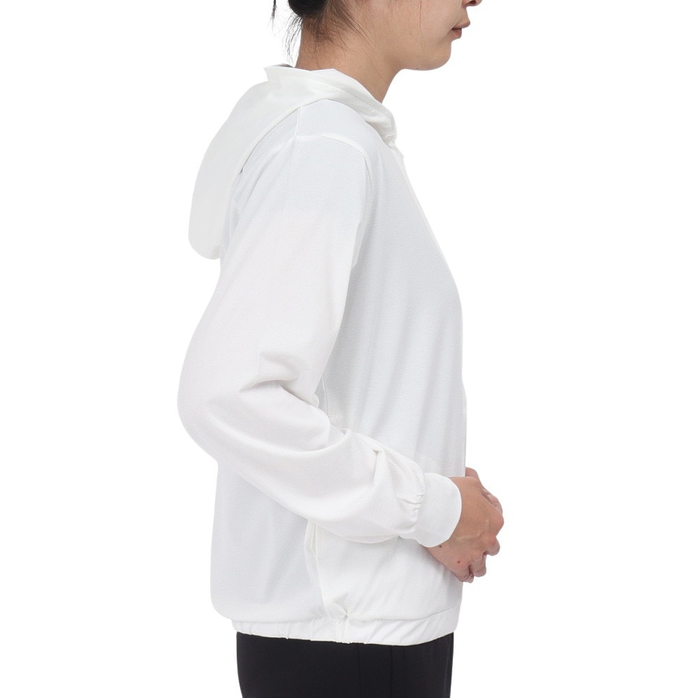 ハーレー（HURLEY）（レディース）ラッシュガード 長袖 ファントム アイコン フルジップ ジャケット WSRG251002-WHT