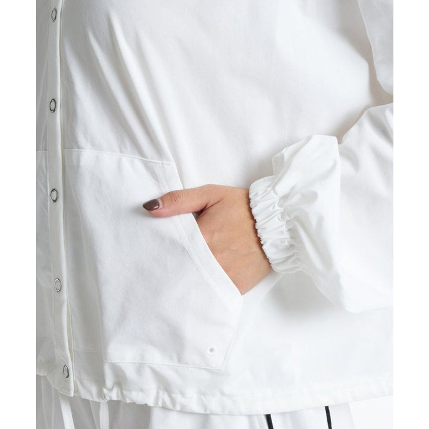 ロキシー（ROXY）（レディース）ラッシュガード 長袖 SALTY SQUAD HOODIE フード付きカーディガン 水陸両用 26SPRLY261127WHT