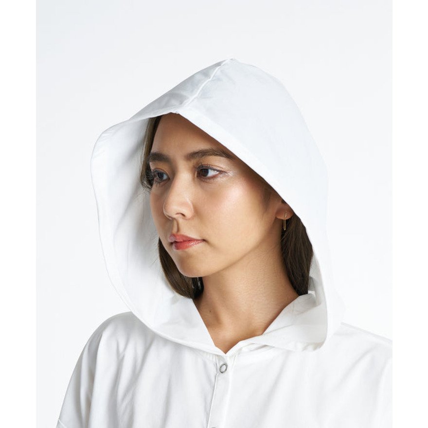 ロキシー（ROXY）（レディース）ラッシュガード 長袖 SALTY SQUAD HOODIE フード付きカーディガン 水陸両用 26SPRLY261127WHT