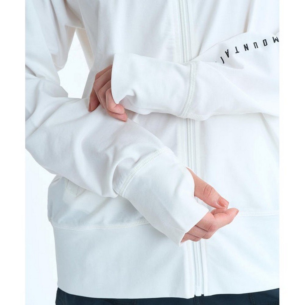 ロキシー（ROXY）（レディース）ラッシュガード 長袖 HISTORICAL ロゴ ジップラッシュフーディ 26SPRLY261035WHT