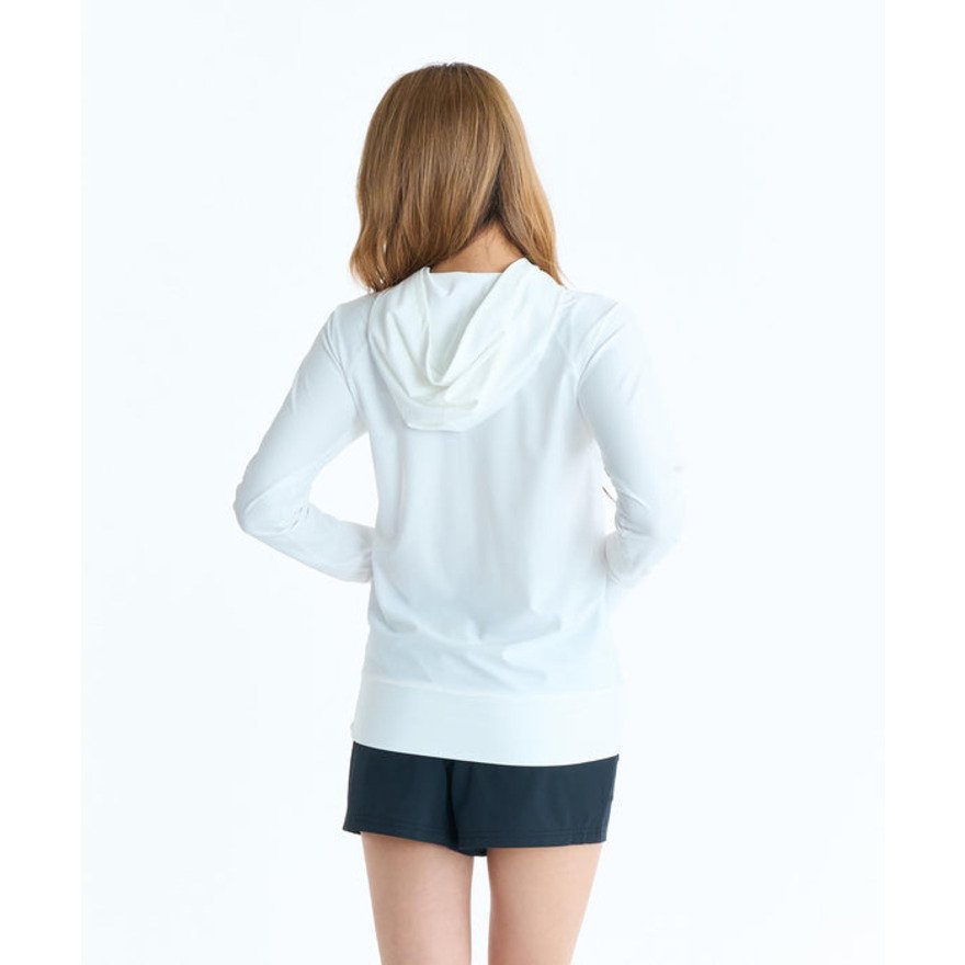 ロキシー（ROXY）（レディース）ラッシュガード 長袖 RASHIE PARKA 26SPRLY265038WHT
