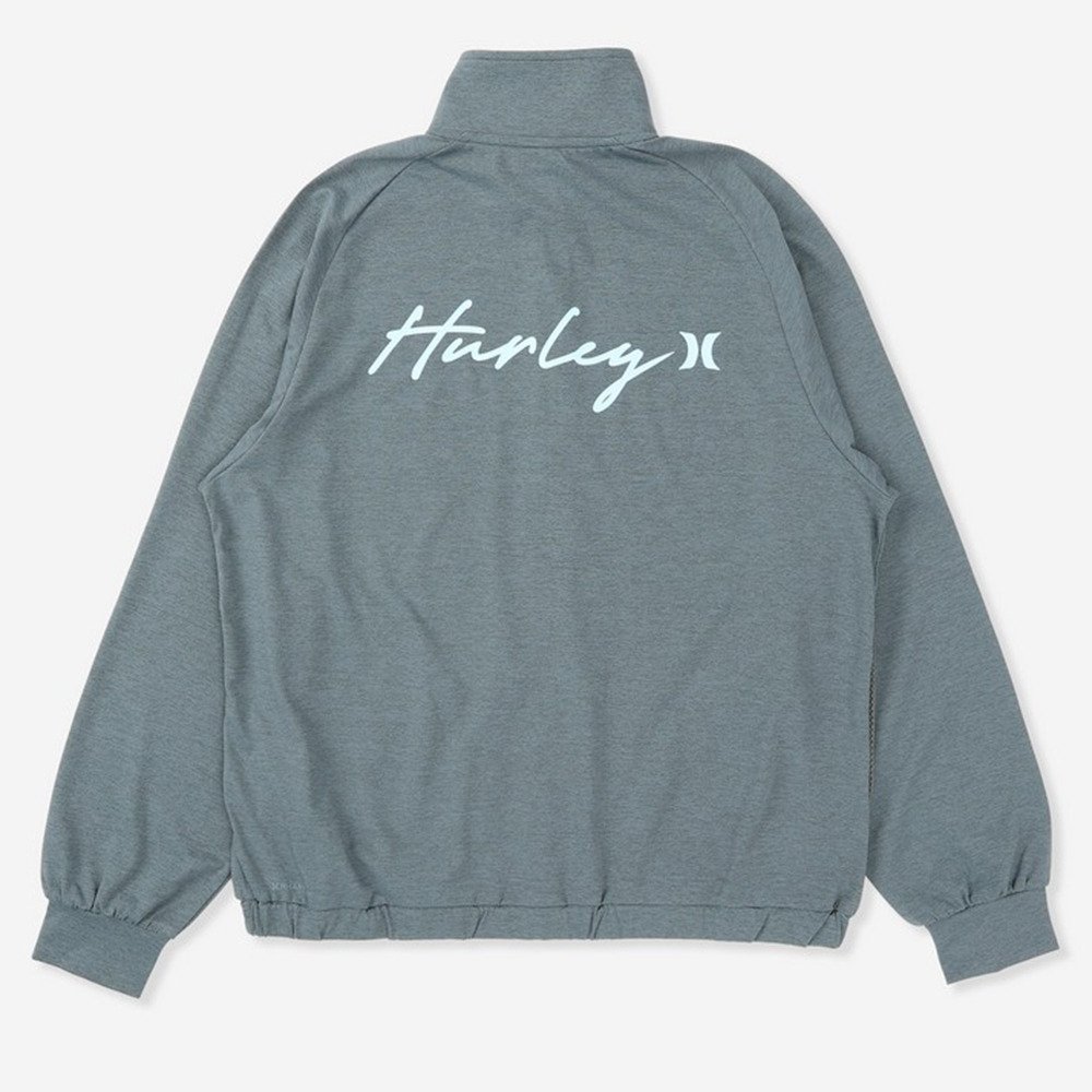 ハーレー（HURLEY）（レディース）ラッシュガード PHANTOM クルーシブ ロゴ フルジップ ジャケット 長袖 WSRG261009-PRB