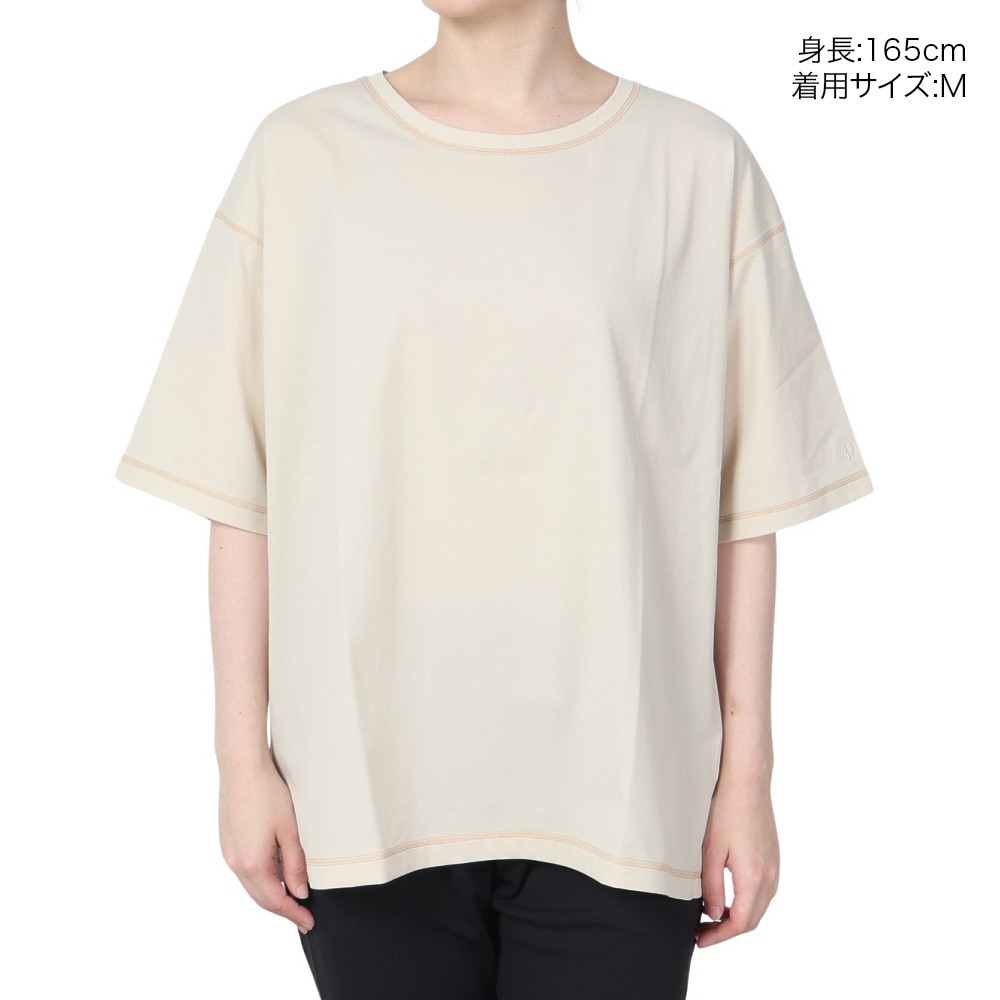 オーシャンパシフィック（Ocean Pacific）（レディース）ラッシュガード 無地 半袖UVTシャツ 522483BRN