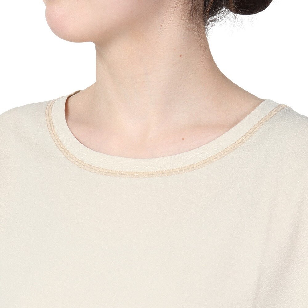 オーシャンパシフィック（Ocean Pacific）（レディース）ラッシュガード 無地 半袖UVTシャツ 522483BRN