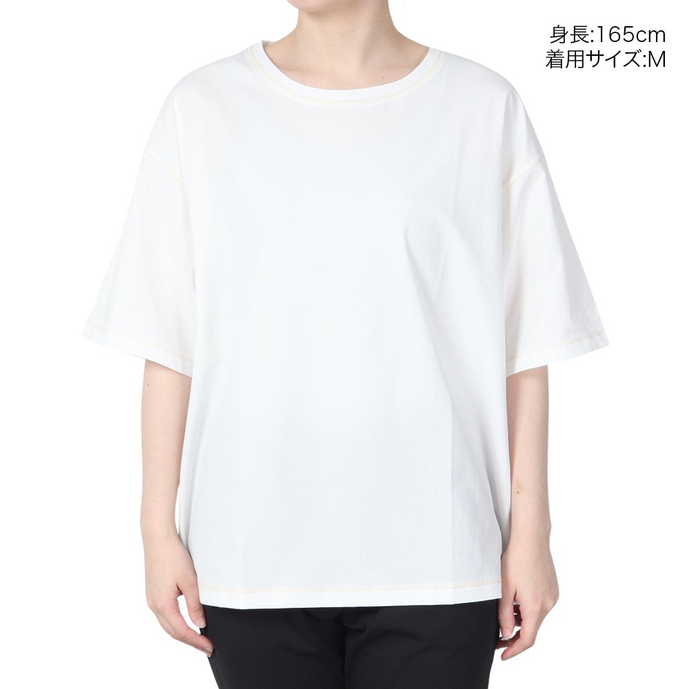 オーシャンパシフィック（Ocean Pacific）（レディース）ラッシュガード 無地 半袖UVTシャツ 522483WHT