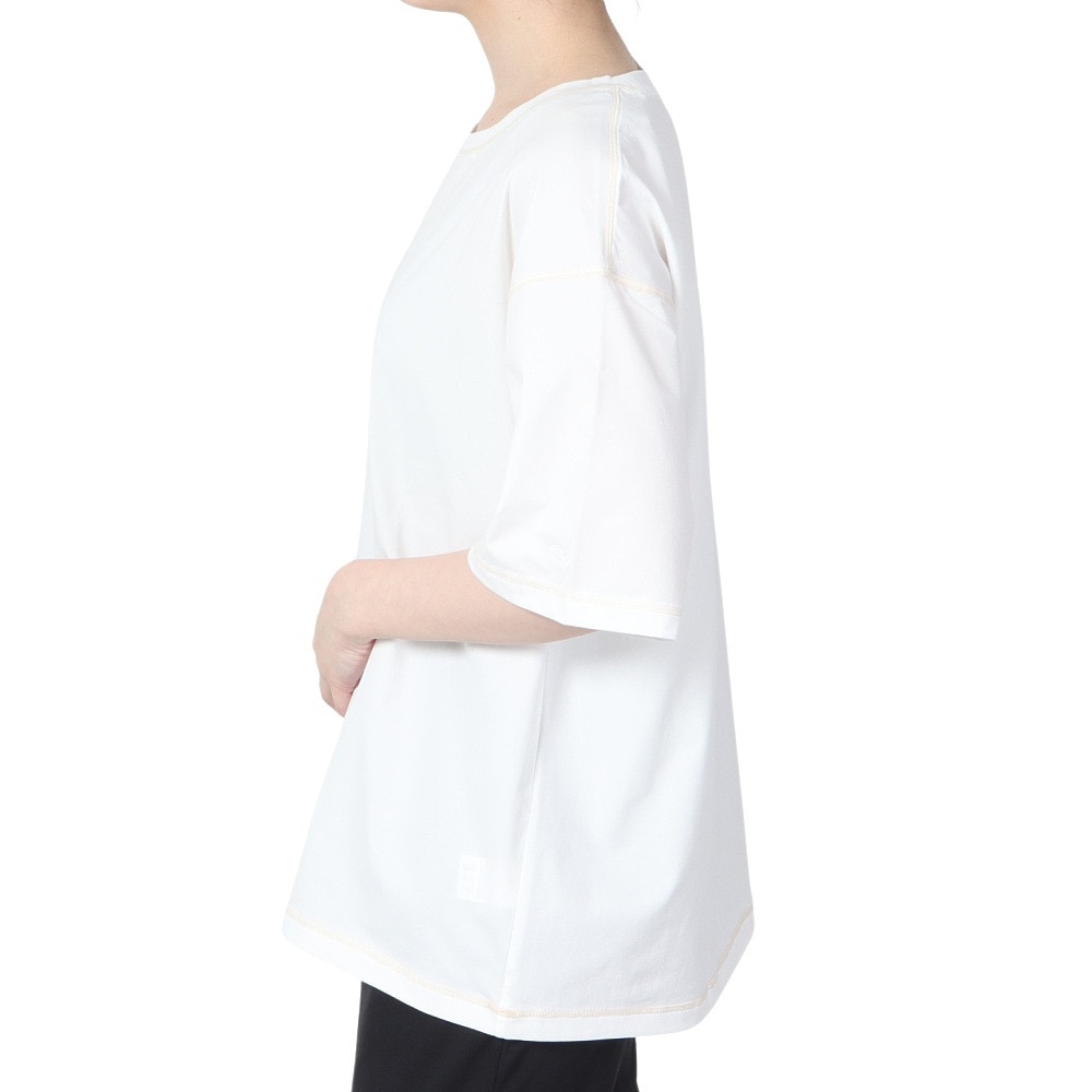 オーシャンパシフィック（Ocean Pacific）（レディース）ラッシュガード 無地 半袖UVTシャツ 522483WHT