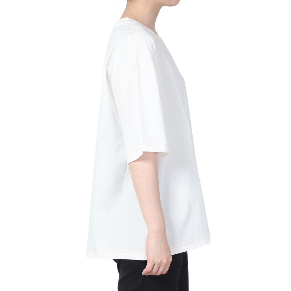 オーシャンパシフィック（Ocean Pacific）（レディース）ラッシュガード 無地 半袖UVTシャツ 522483WHT