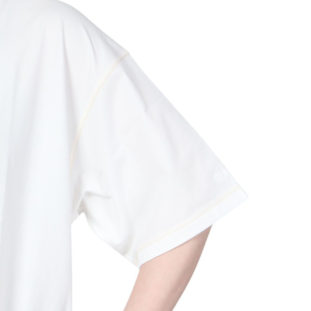 オーシャンパシフィック（Ocean Pacific）（レディース）ラッシュガード 無地 半袖UVTシャツ 522483WHT