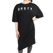 ラスティ（RUSTY）（レディース）ラッシュガード UVロング半袖Tシャツ 922463BLK