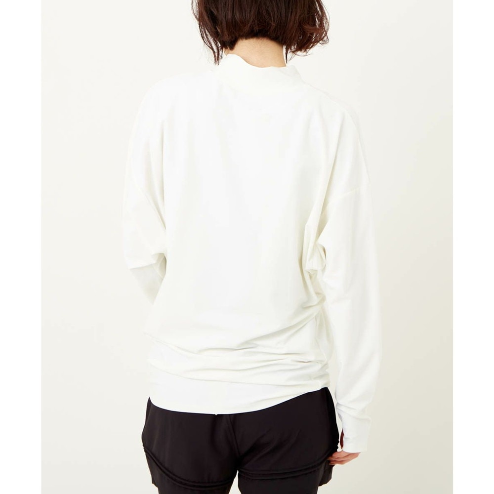 オーシャンパシフィック（Ocean Pacific）（レディース）ラッシュガード 長袖 UV Tシャツ 紫外線対策 UVカット90%以上 水陸両用 ホワイト 521452-WHT
