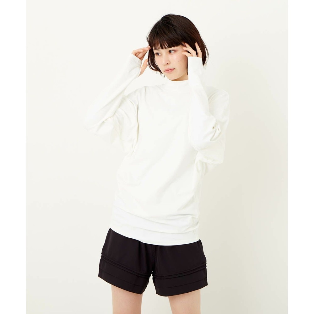 オーシャンパシフィック（Ocean Pacific）（レディース）ラッシュガード 長袖 UV Tシャツ 紫外線対策 UVカット90%以上 水陸両用 ホワイト 521452-WHT