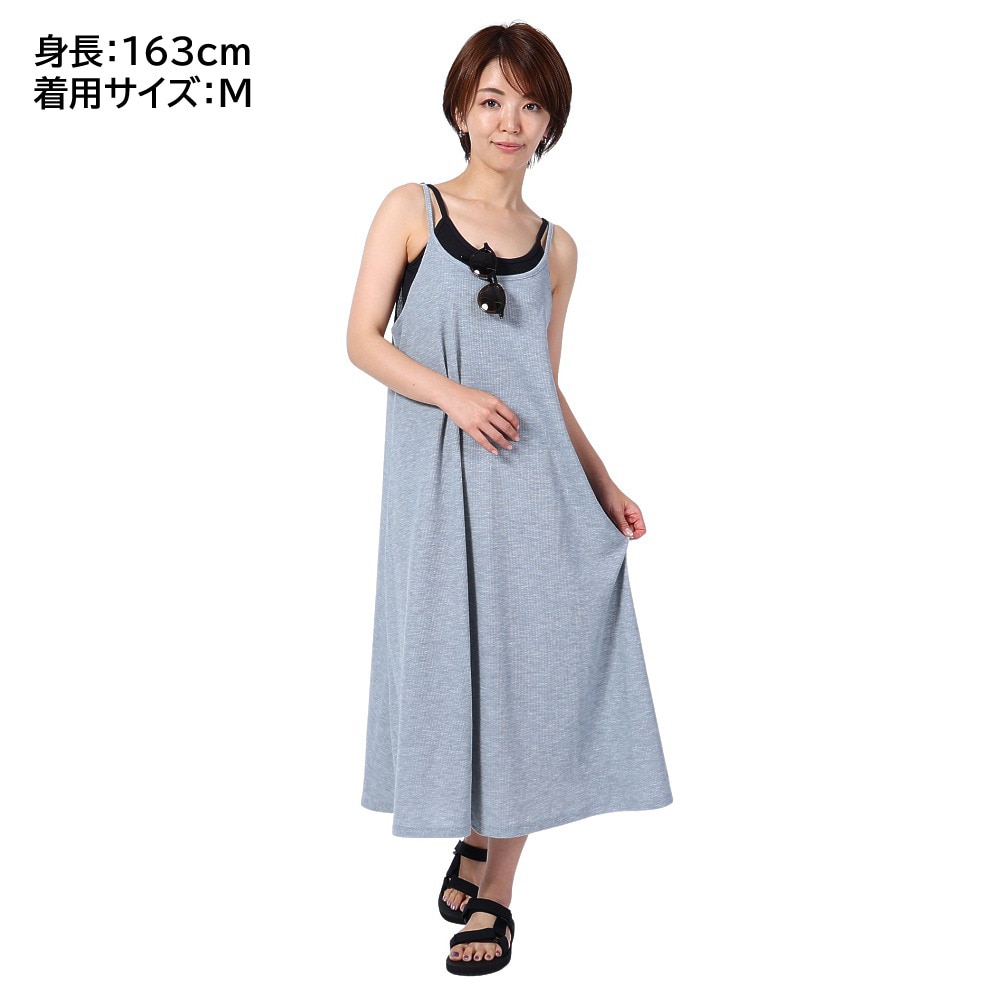 オーシャンパシフィック（Ocean Pacific）（レディース）水着 ラッシュガード オールインワン キャミワンピース UVカット 水陸両用 グレー 522481GRH