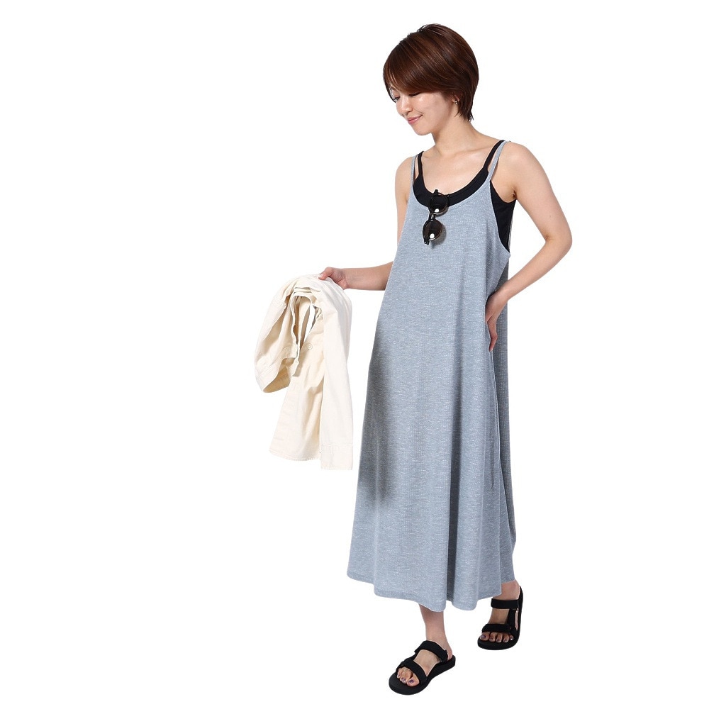 オーシャンパシフィック（Ocean Pacific）（レディース）水着 ラッシュガード オールインワン キャミワンピース UVカット 水陸両用 グレー 522481GRH