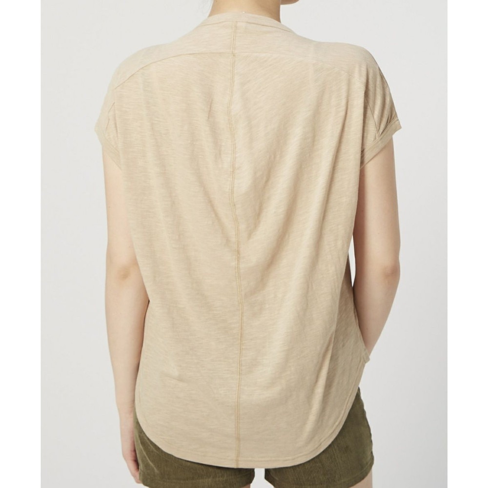 オーシャンパシフィック（Ocean Pacific）（レディース）ラッシュガード 半袖 Tシャツ UVカット 水陸両用 耐塩素加工 ベージュ 520469-BEG