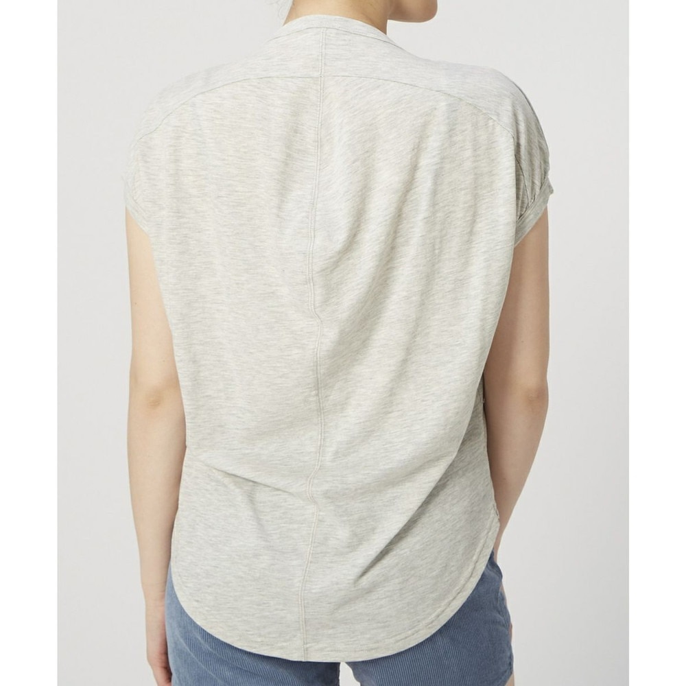 オーシャンパシフィック（Ocean Pacific）（レディース）ラッシュガード 半袖 Tシャツ UVカット 水陸両用 耐塩素加工 グレー 520469-GRY