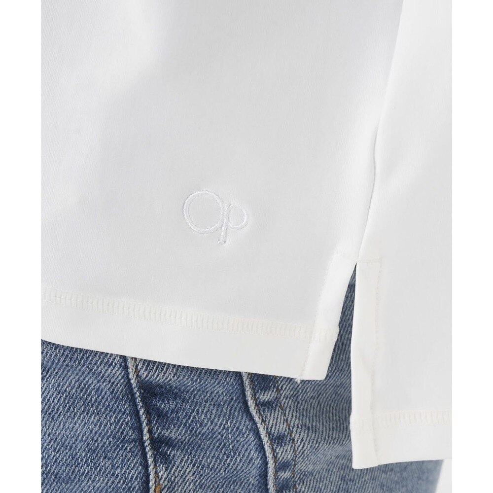 オーシャンパシフィック（Ocean Pacific）（レディース）ラッシュガード 半袖 Tシャツ ワイド 体型カバー ホワイト 522469-WHT