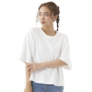 オーシャンパシフィック（Ocean Pacific）（レディース）ラッシュガード 半袖 Tシャツ ワイド 体型カバー ホワイト 522469-WHT