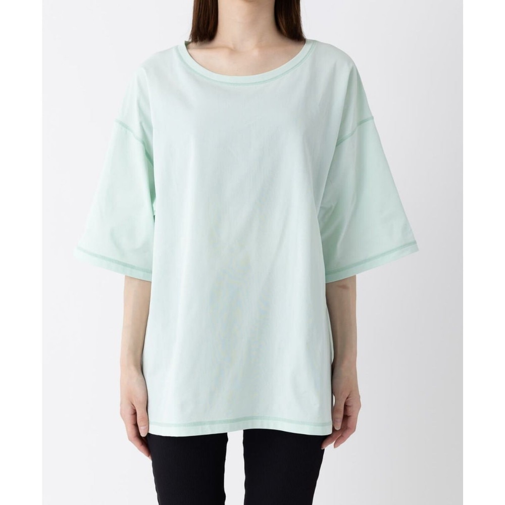 オーシャンパシフィック（Ocean Pacific）（レディース）ラッシュガード 半袖 Tシャツ ゆったり 体型カバー ミント 522483-MNT