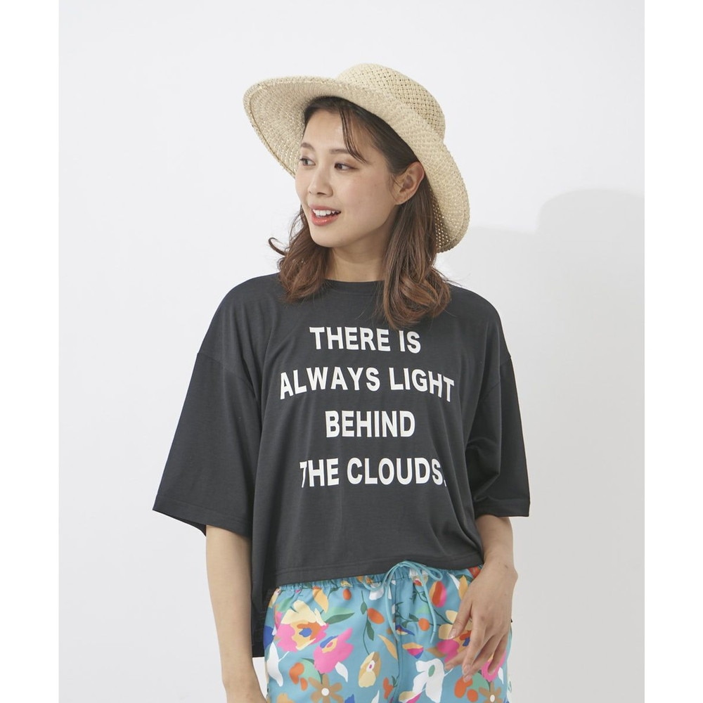 オーシャンパシフィック（Ocean Pacific）（レディース）ラッシュガード 半袖 Tシャツ ハイブリット 水陸両用 ブラック 522493-BLK