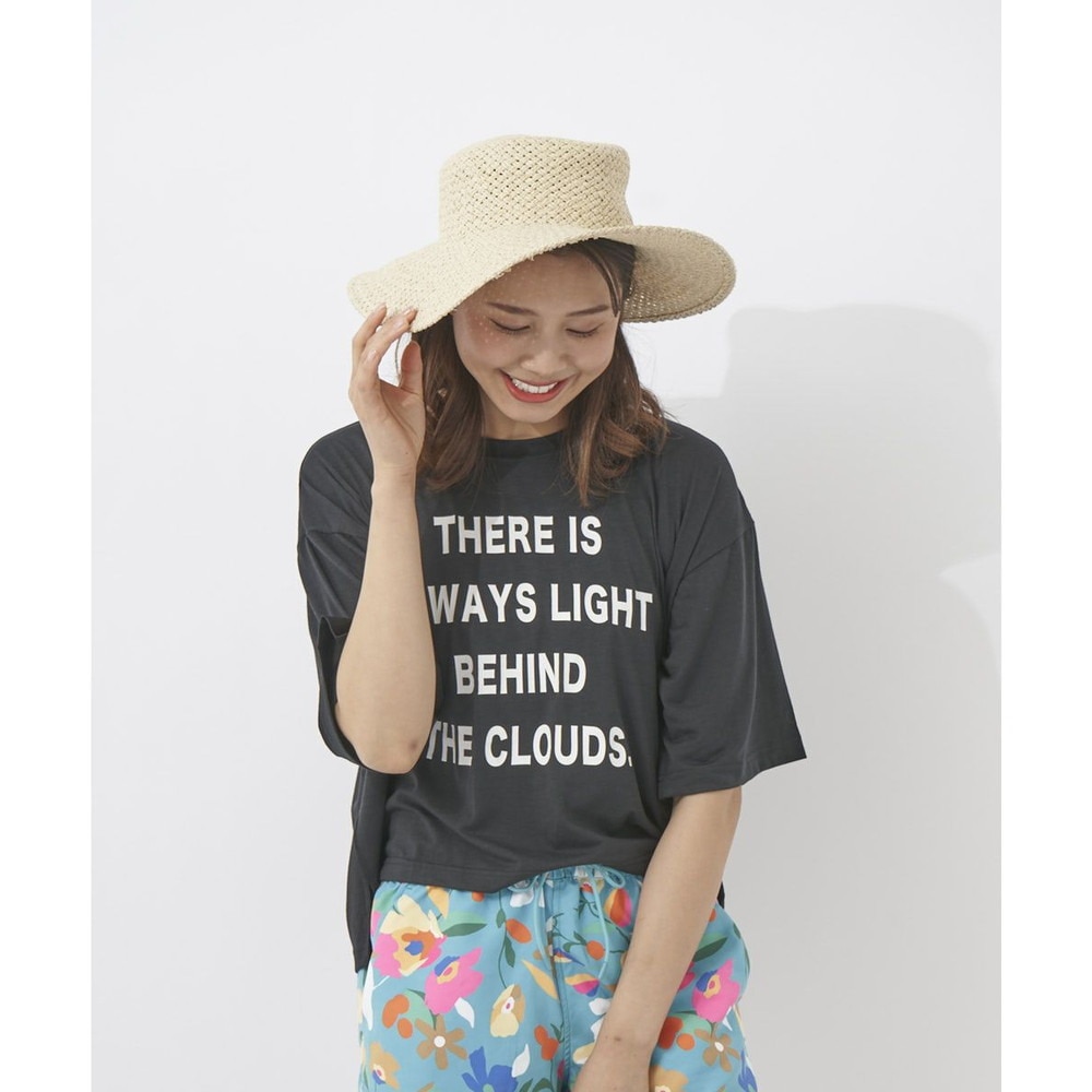 オーシャンパシフィック（Ocean Pacific）（レディース）ラッシュガード 半袖 Tシャツ ハイブリット 水陸両用 ブラック 522493-BLK