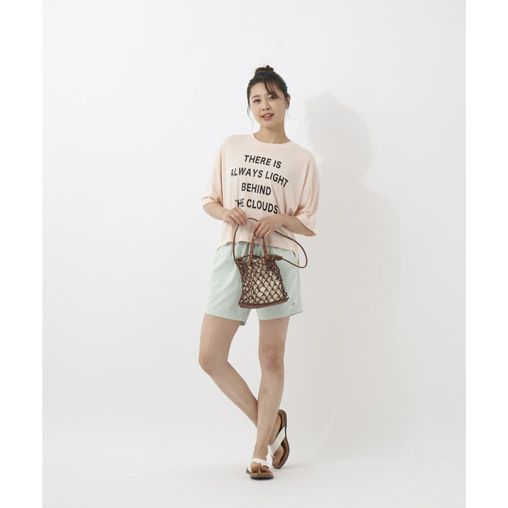 オーシャンパシフィック（Ocean Pacific）（レディース）ラッシュガード 半袖 Tシャツ ハイブリット 水陸両用 ピンク 522493-PNK
