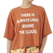 (レディース)ラッシュガード 半袖 Tシャツ ハイブリット 水陸両用 レッド 522493-RED