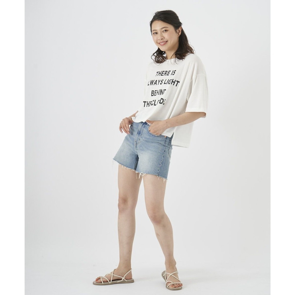 オーシャンパシフィック（Ocean Pacific）（レディース）ラッシュガード 半袖 Tシャツ ハイブリット 水陸両用 ホワイト 522493-WHT