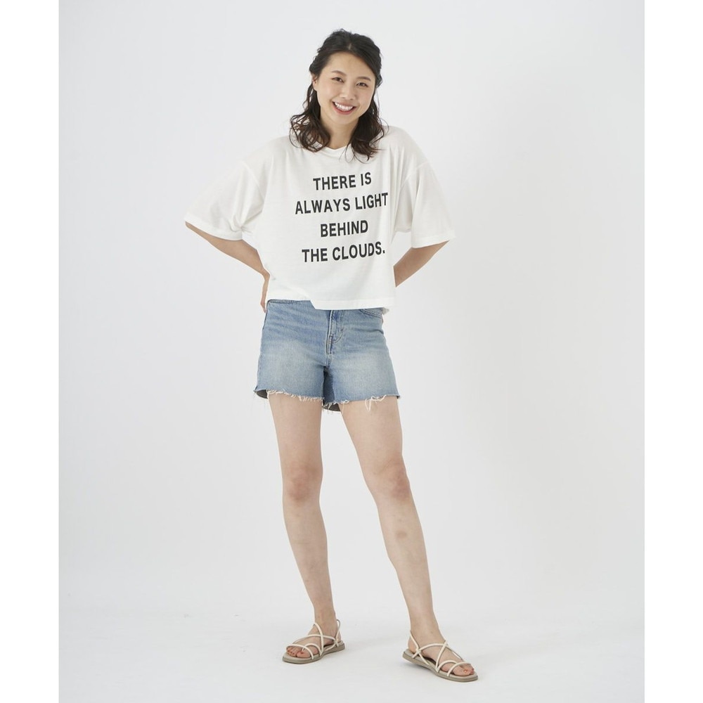オーシャンパシフィック（Ocean Pacific）（レディース）ラッシュガード 半袖 Tシャツ ハイブリット 水陸両用 ホワイト 522493-WHT