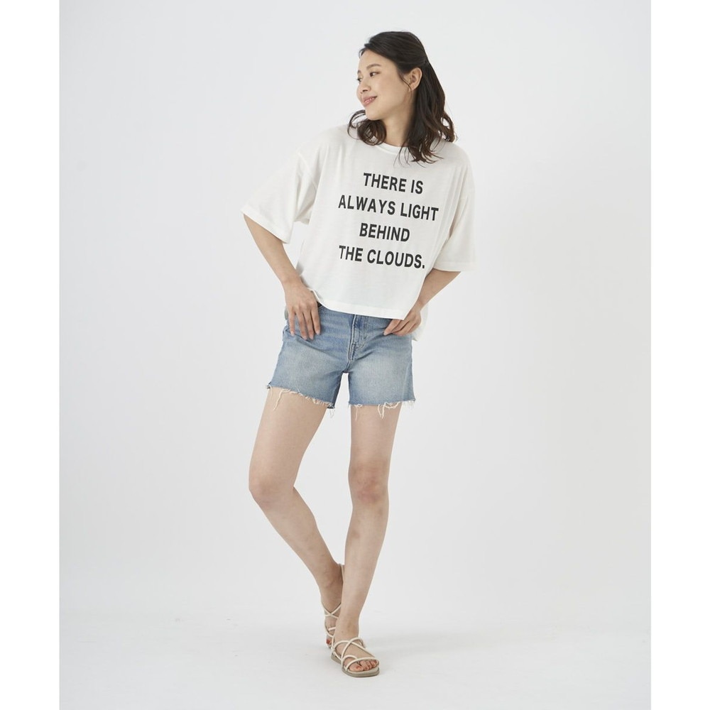 オーシャンパシフィック（Ocean Pacific）（レディース）ラッシュガード 半袖 Tシャツ ハイブリット 水陸両用 ホワイト 522493-WHT