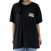 オーシャンパシフィック（Ocean Pacific）（レディース）ラッシュガード 半袖 Tシャツ ハイブリット 水陸両用 体型カバー ブラック 522495-BLK