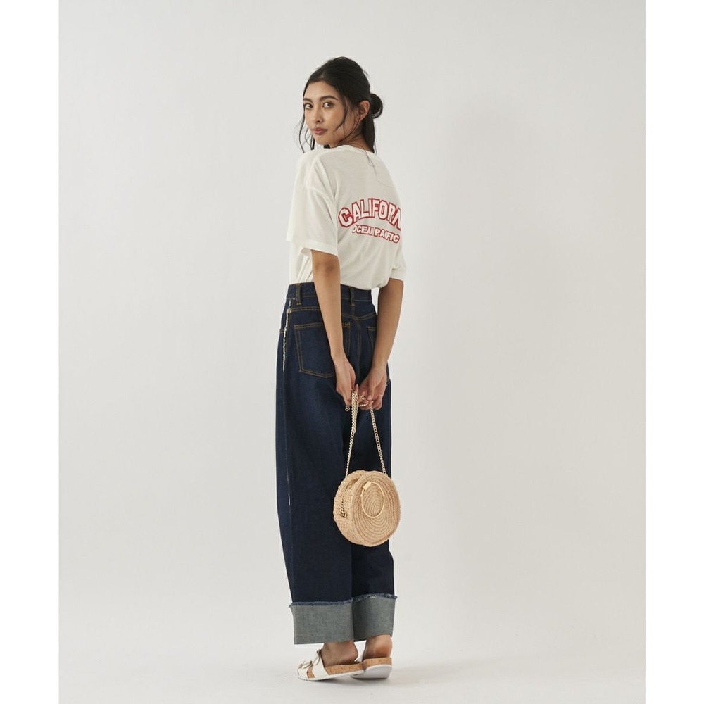 オーシャンパシフィック（Ocean Pacific）（レディース）ラッシュガード 半袖 Tシャツ ハイブリット 水陸両用 体型カバー ホワイト 522495-WHT