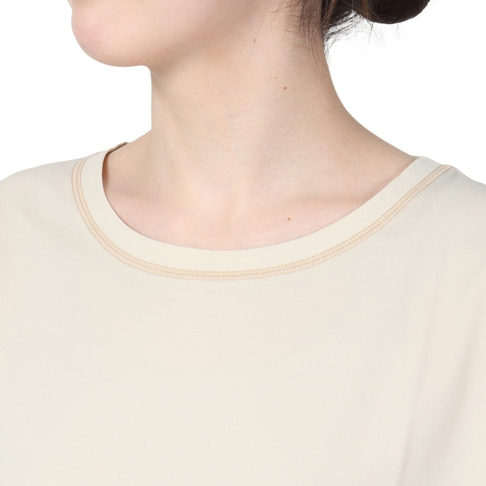オーシャンパシフィック（Ocean Pacific）（レディース）ラッシュガード 無地 半袖UVTシャツ 522483BRN