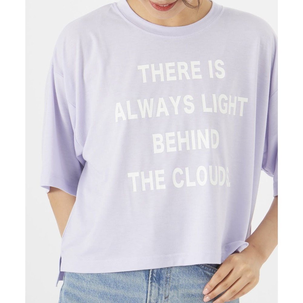 オーシャンパシフィック（Ocean Pacific）（レディース）ラッシュガード 半袖 Tシャツ ハイブリッド 水陸両用 ラベンダー 522493-LAV