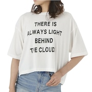 (レディース)ラッシュガード 半袖 Tシャツ ハイブリット 水陸両用 ホワイト 522493-WHT