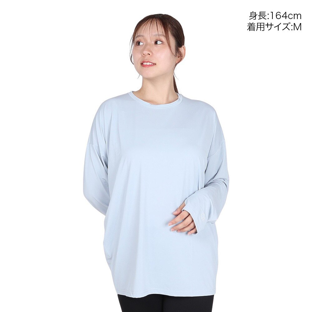 オーシャンパシフィック（Ocean Pacific）（レディース）ラッシュガード L SNCドルマン 長袖Tシャツ UV 525445BL