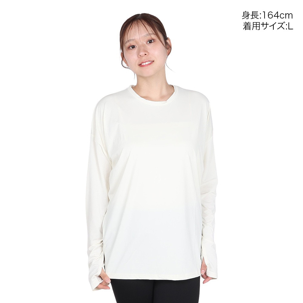オーシャンパシフィック（Ocean Pacific）（レディース）ラッシュガード L SNCドルマン 長袖Tシャツ UV 525445IVO