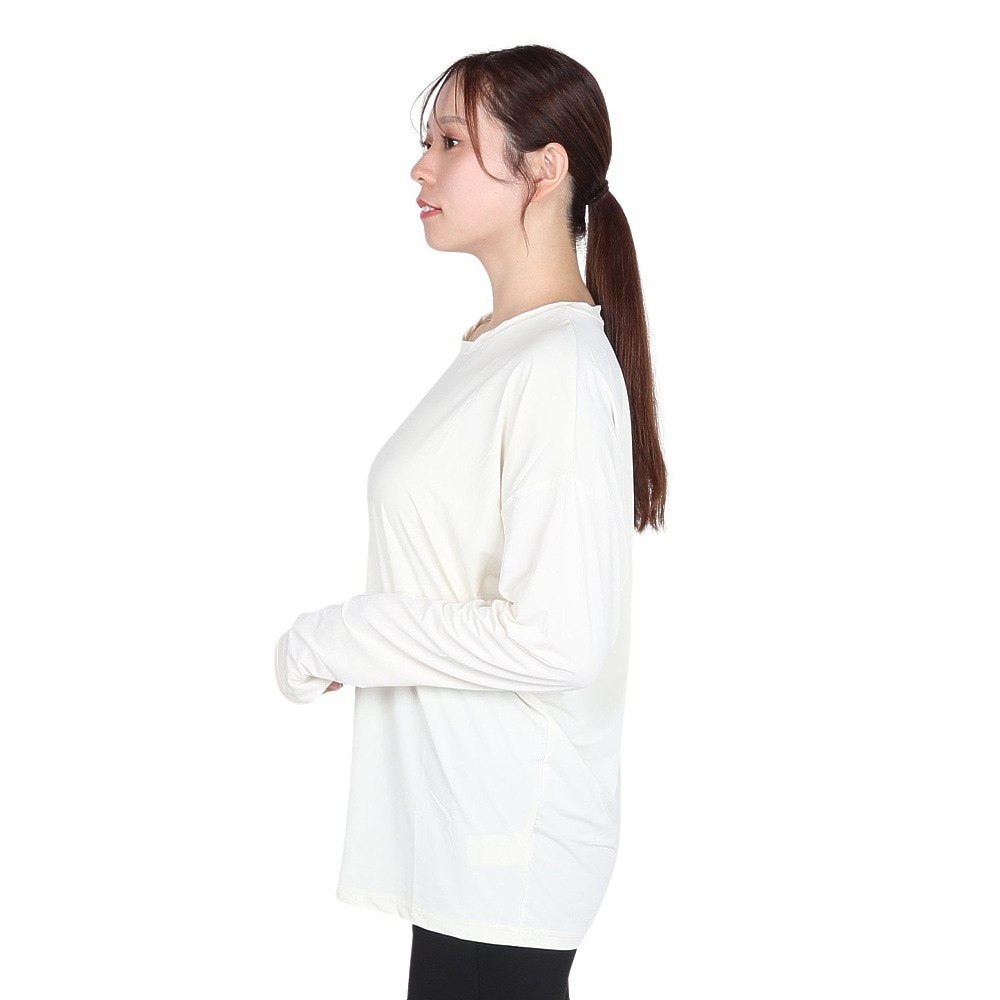 オーシャンパシフィック（Ocean Pacific）（レディース）ラッシュガード L SNCドルマン 長袖Tシャツ UV 525445IVO