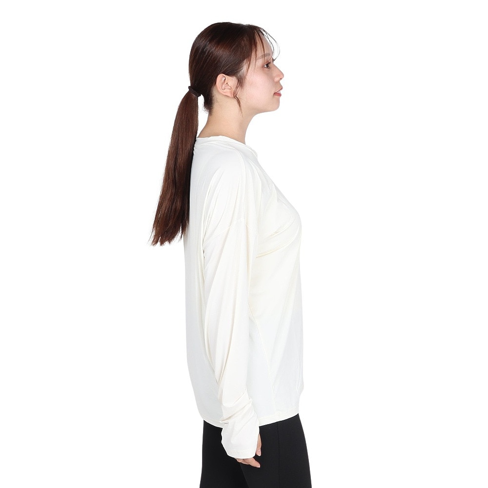 オーシャンパシフィック（Ocean Pacific）（レディース）ラッシュガード L SNCドルマン 長袖Tシャツ UV 525445IVO